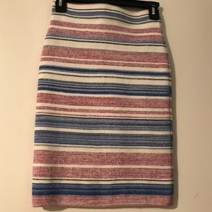 bcbg maxazaria stretchy colorful skirt, medium